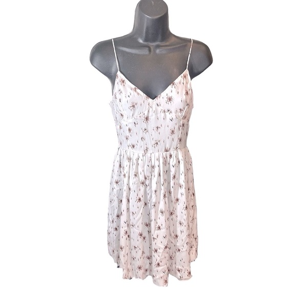 BB Dakota Printed Mini Dress Womens 4 Sundress Boho Sleeveless‎ Strappy Beach - Picture 1 of 12